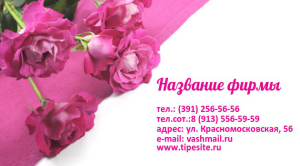 Шаблон №6516, Визитка двусторонняя, События (тамада, ведущие), Искусство