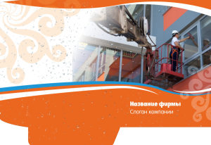 Шаблон №11177, Папка №20 Односторонняя, Клининговые услуги