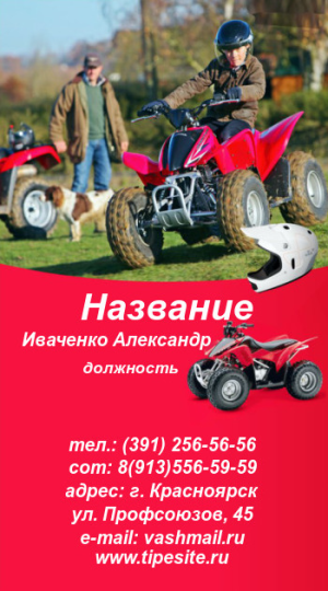 Шаблон №11740, Визитка двусторонняя, Транспорт