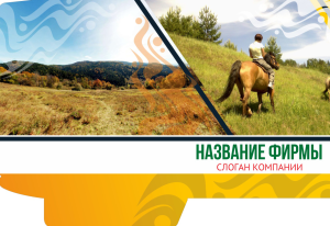 Шаблон №4205, Папка №20 Односторонняя, Турфирмы, отдых